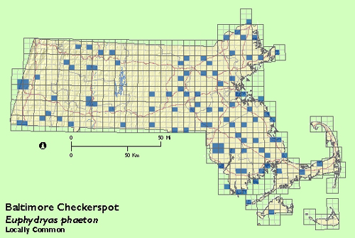 Baltimore Checkerspot map