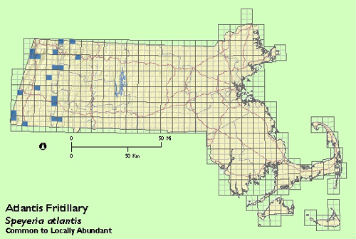 Atlantis Fritillary map